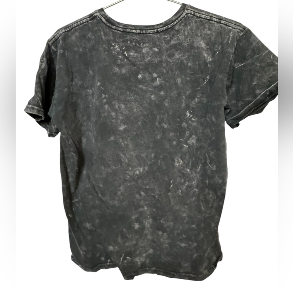 The Rolling Stones Acid Wash Black Distressed Rock Band Men’s L T-Shirt - Picture 2 of 10